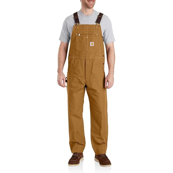 Carhartt Men's Relaxed Fit Duck Bib Overall, Black, 32W x 34L